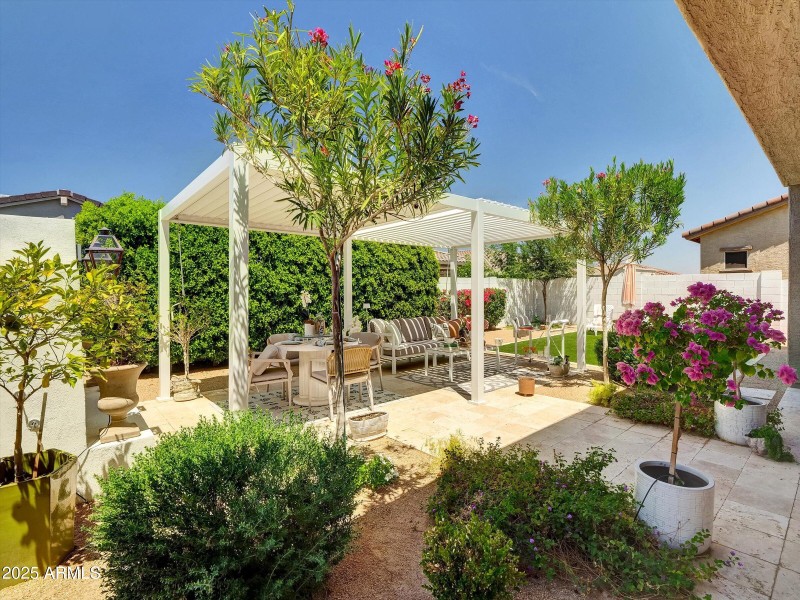 Mature Landscaping plus flowering plants