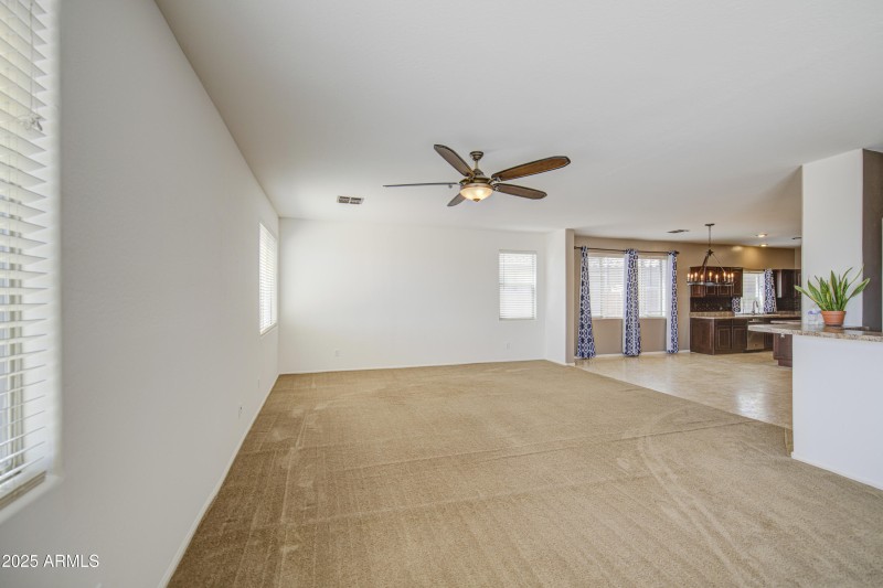 Family Room off eat-in dining/kitchen