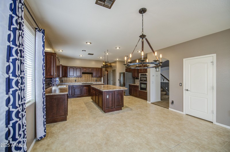 Dining/Kitchen from family room