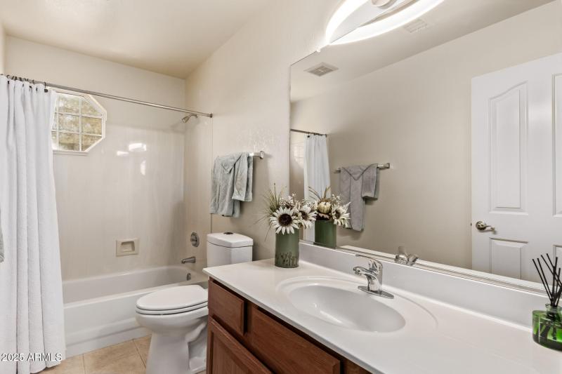 Second floor full bath