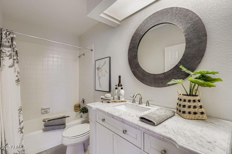 Updated Guest Bathroom with Tub