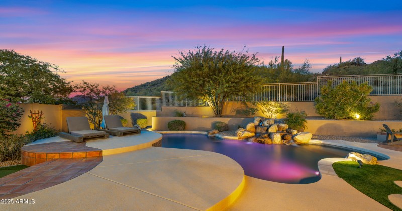 Poolside with Mountain Views