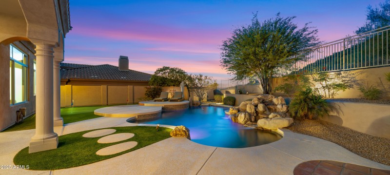 Twilight Pool View