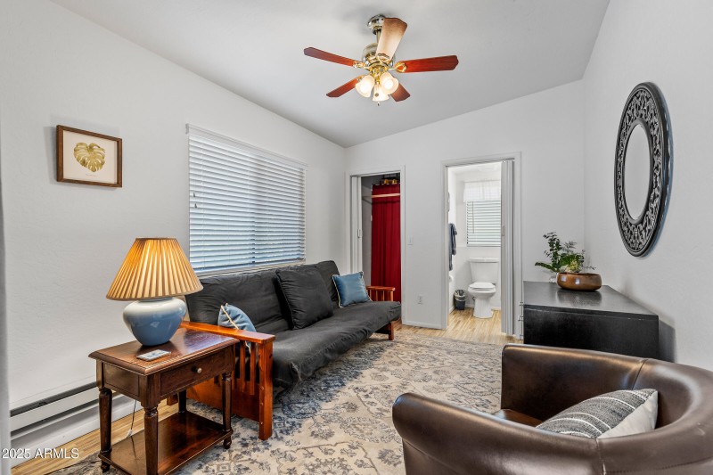 Private entrance third bedroom