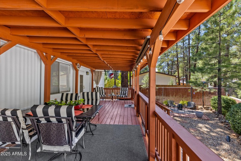 Cool and covered deck