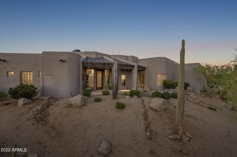 Front Exterior with Desert Landscaping