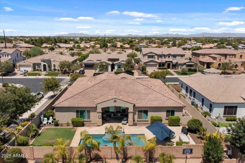 60-Aerial back of home