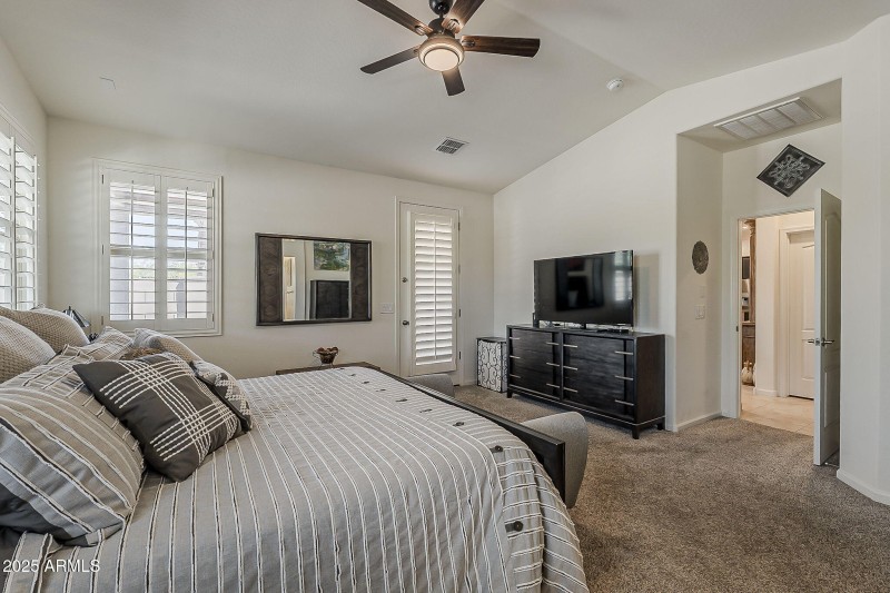 Separate exit to backyard.