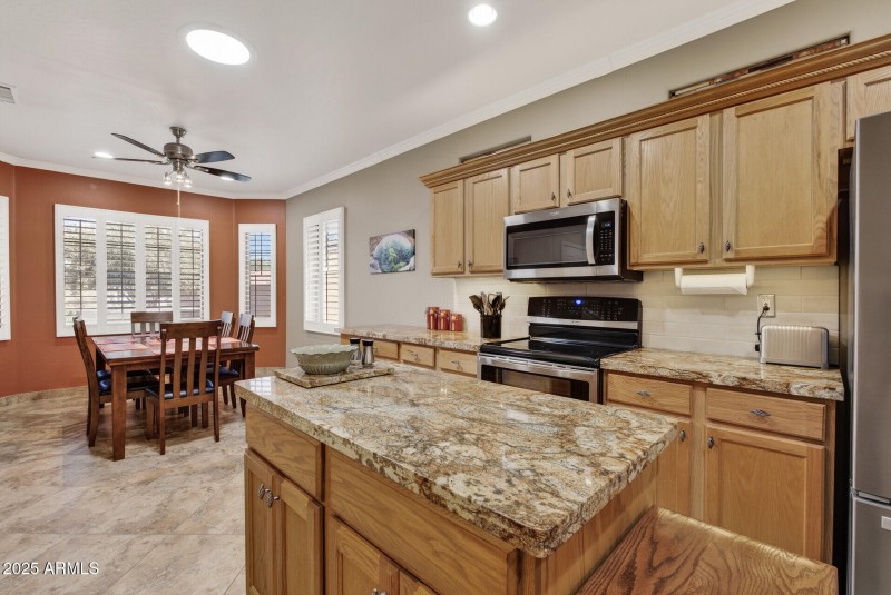 Kitchen toward breakfast nook