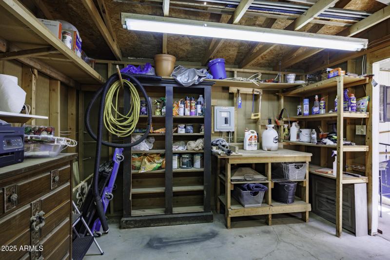 Shed Interior View