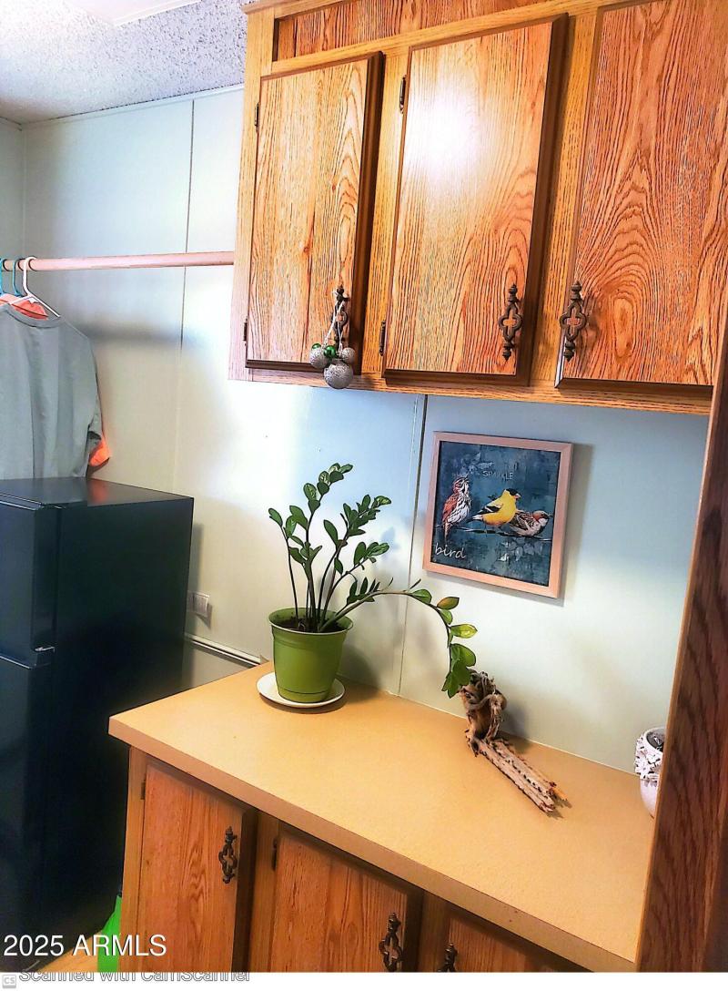 #65 laundry room storage and extra fridg