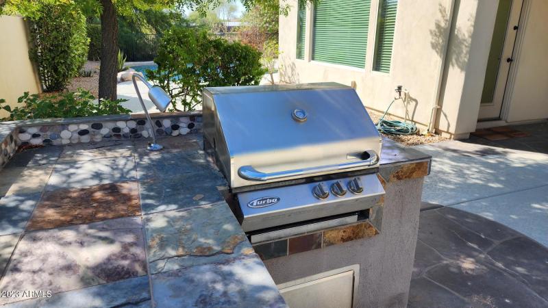 Built-in BBQ