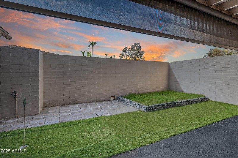 Copperstone rear patio enhanced