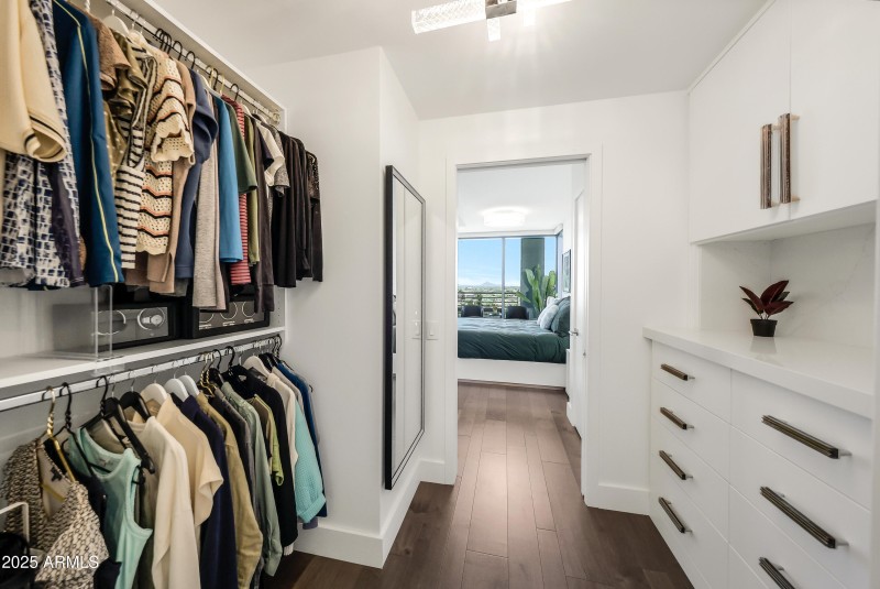Primary suite closet