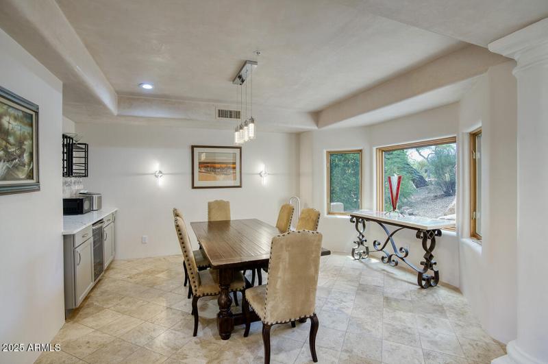 Dining Room w/Beverage Bar