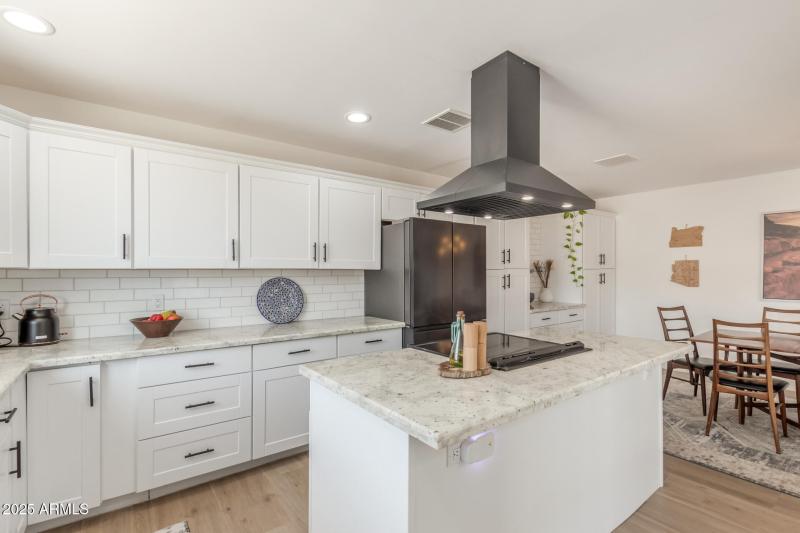 Large kitchen island