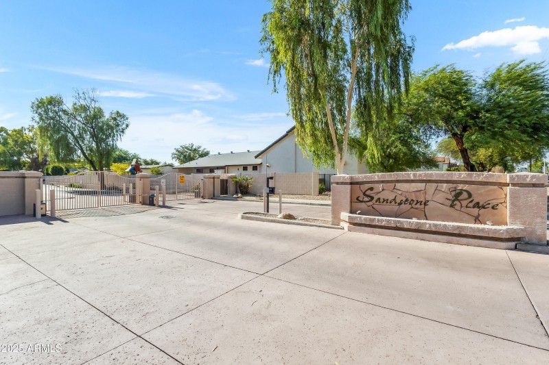 Neighborhood Sign Exterior Nightingale