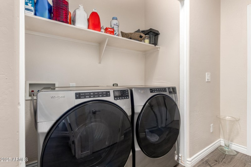 Convenient Laundry Room
