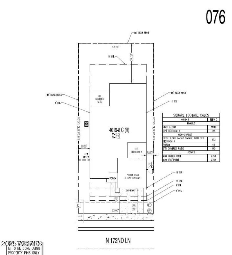Plot Plan