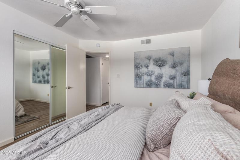 full wall closet space