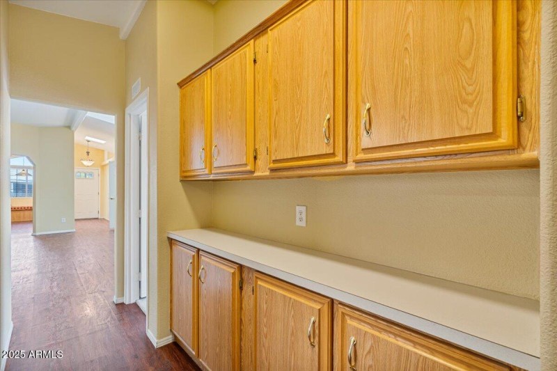 Extra storage in the hall way.