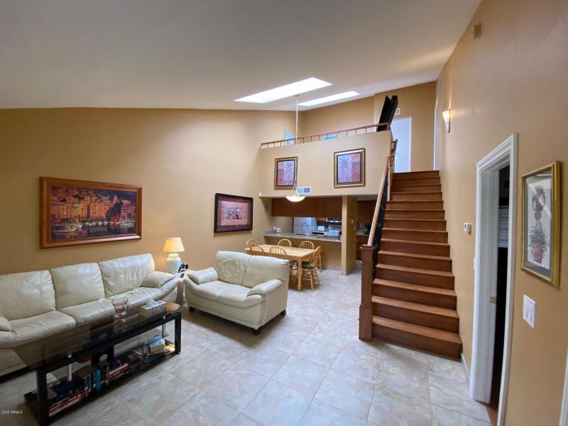 Living Room and Stairs