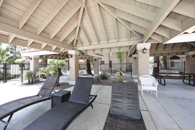 Community Pool Lounge Area