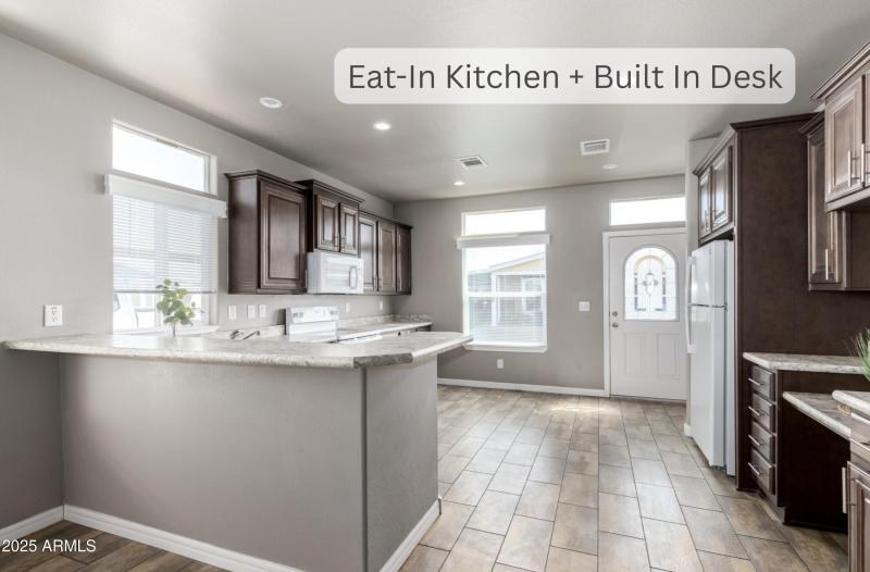 Eat-In Kitchen + Desk