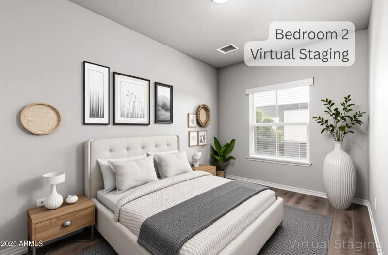 Bedroom 2 -Virtually staged