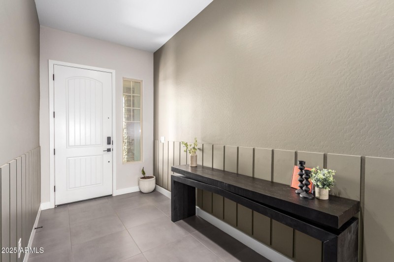 Custom Wainscoting Upon Entry