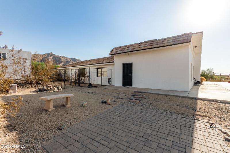 Rear exit from great room