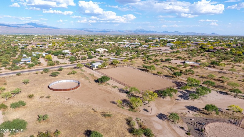 aerial view equestrian center