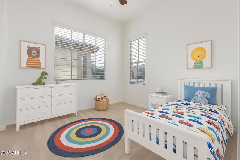 AI Bright and Playful childrens' bedroom
