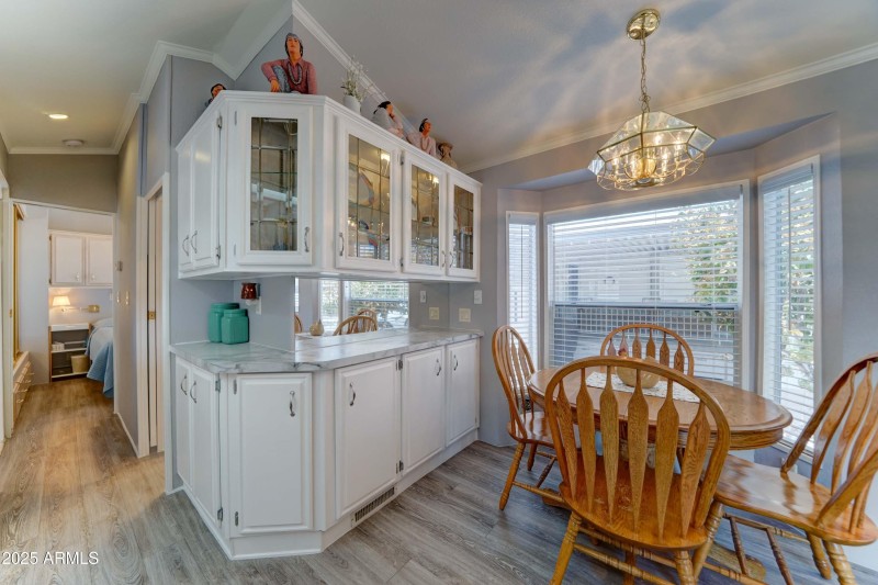 Lots of storage and extra counter space