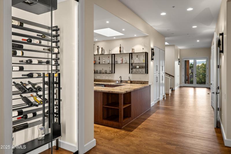 TEMPERATURE CONTROLLED WINE ROOM