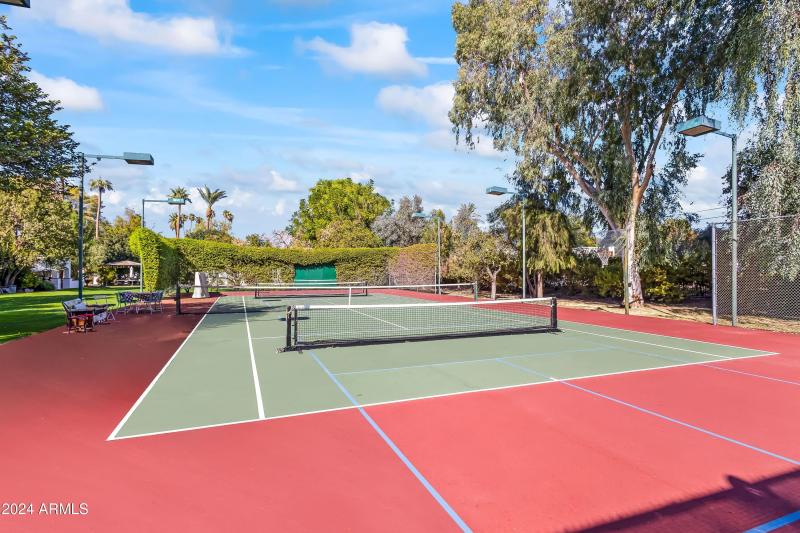 Tennis Court with Pickle Balls Courts