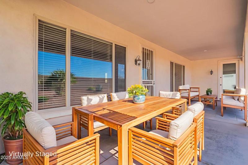 Back Patio Virtually Staged