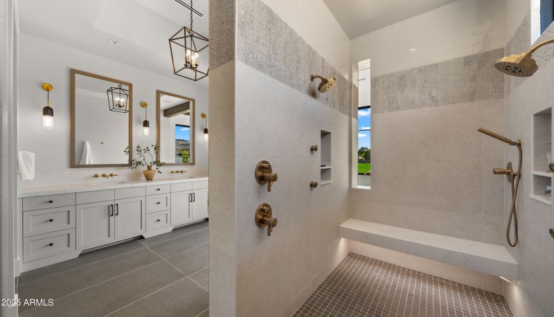 Large Walk In Shower in Primary Bathroom