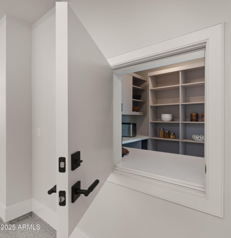 Pantry Access Door From Garage