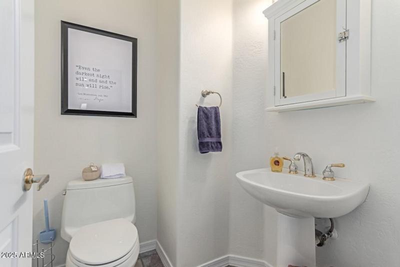 Half Bath Near Family Room