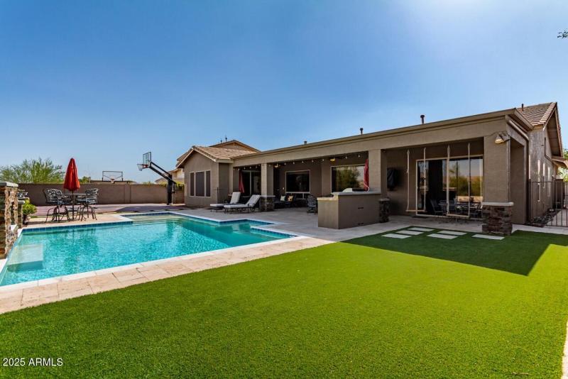 Large Backyard Turf Space
