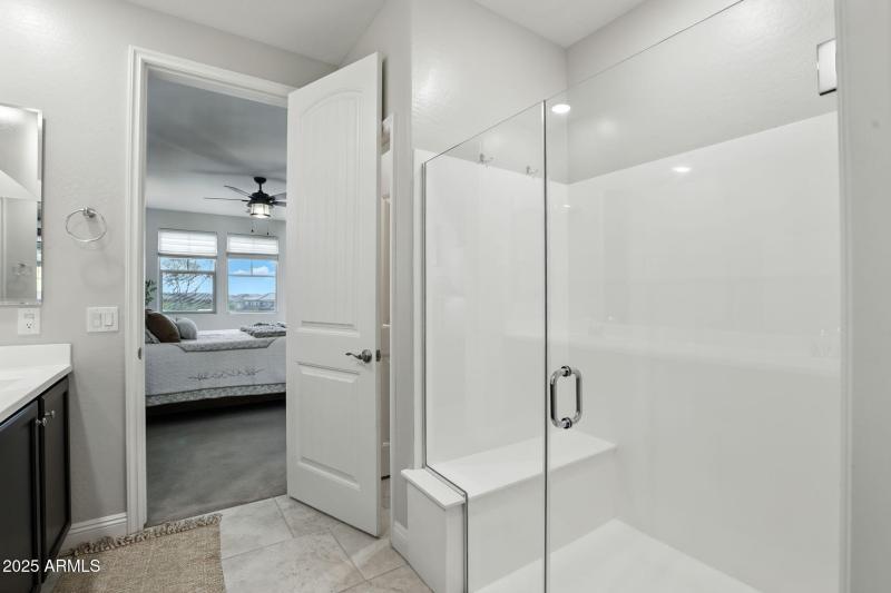 Walk-In Shower in Primary Bathroom