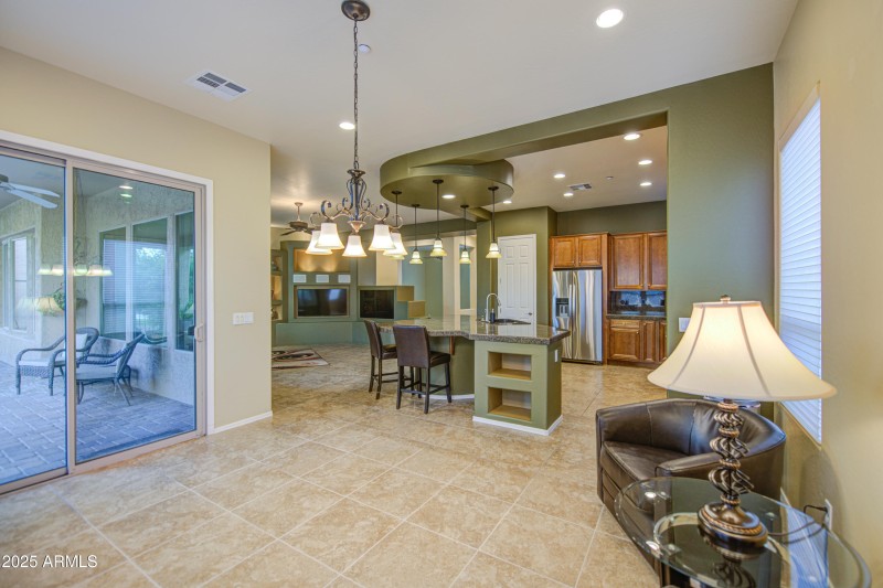 Open Dining & Kitchen Flow