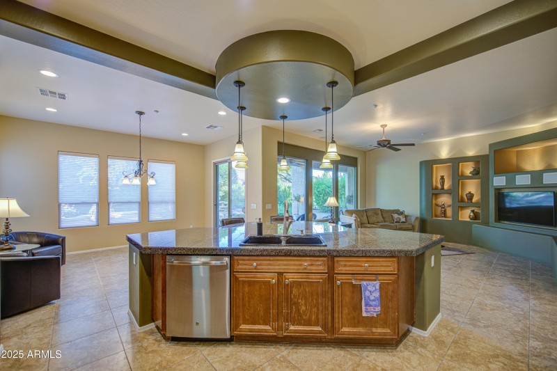 Open Kitchen & Living