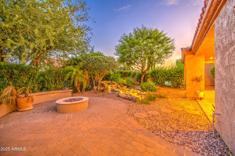 Backyard Oasis with Waterfall
