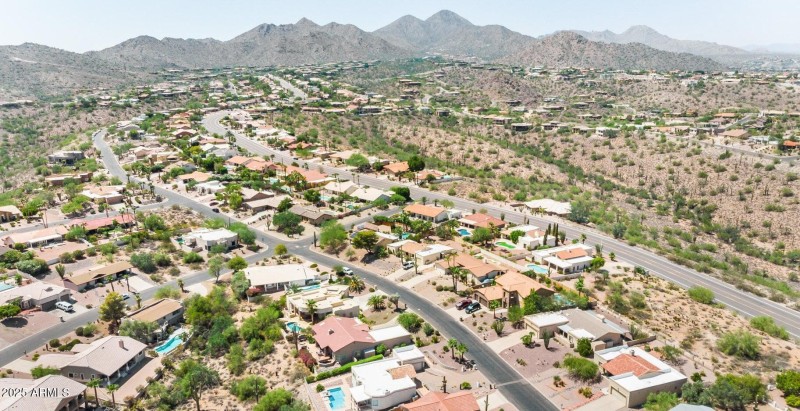 High looking northwest