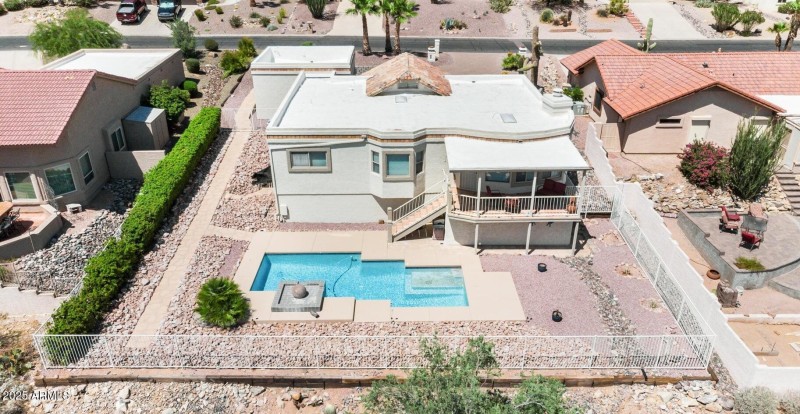 come down walk to avoid patio stairs