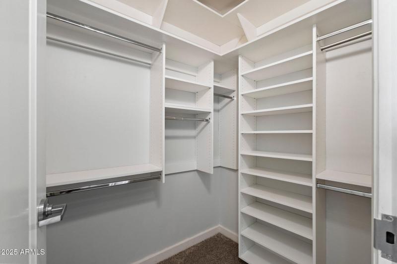 Primary Closet Empty