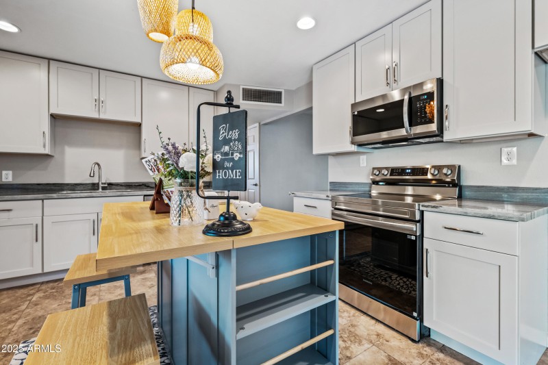 New stainless steel appliances