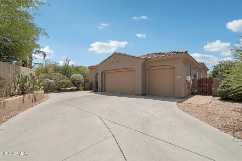 3 Car Garage and Extended Driveway